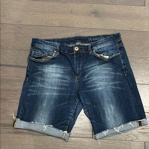 Blank NYC Dark Blue Jean Shorts